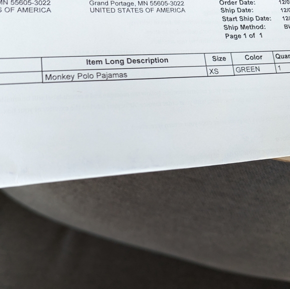 Roller Rabbit Green Monkey Polo Pajamas NEW size XS - Picture 9 of 10